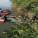 Minería ilegal en río La Miel en Caldas