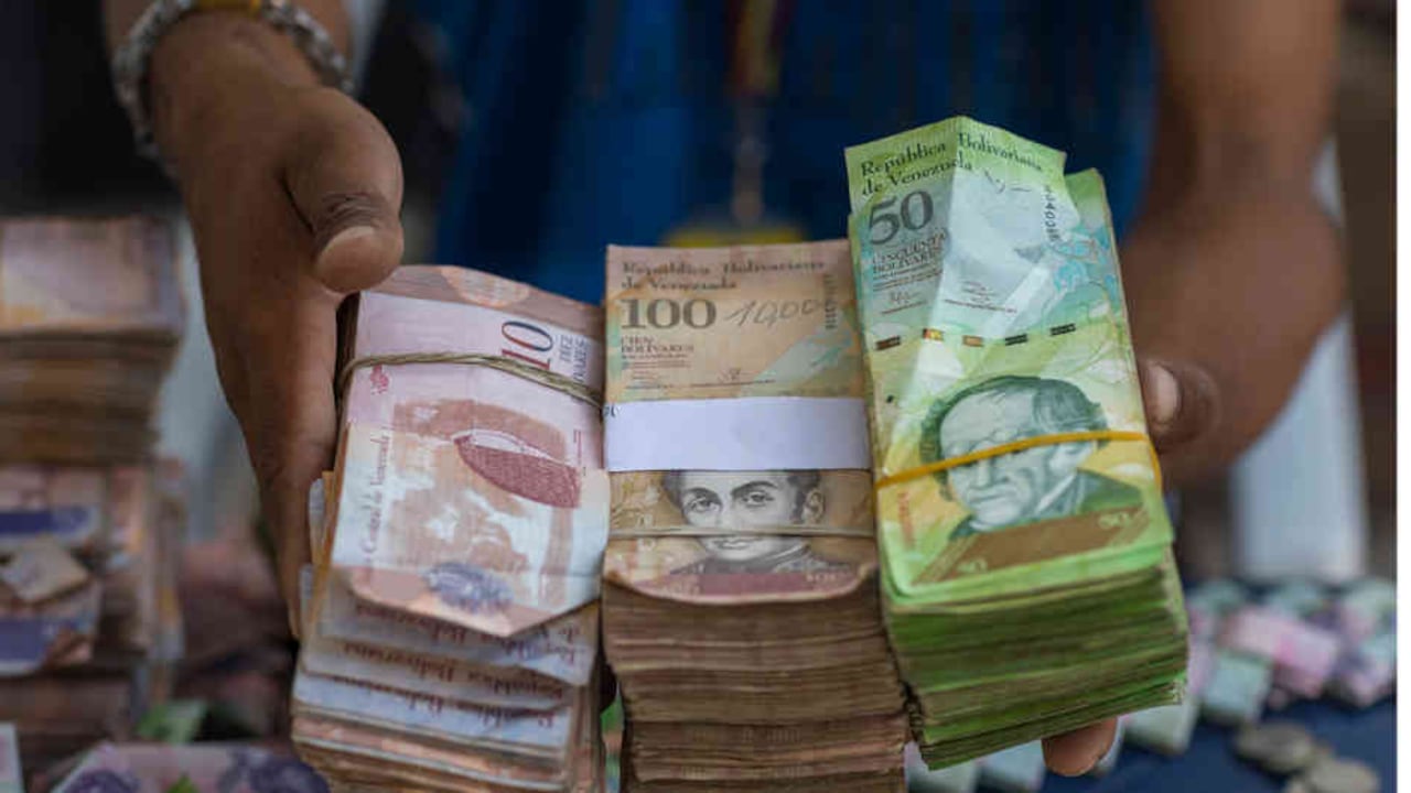 Bolívares, billetes oficiales de Venezuela