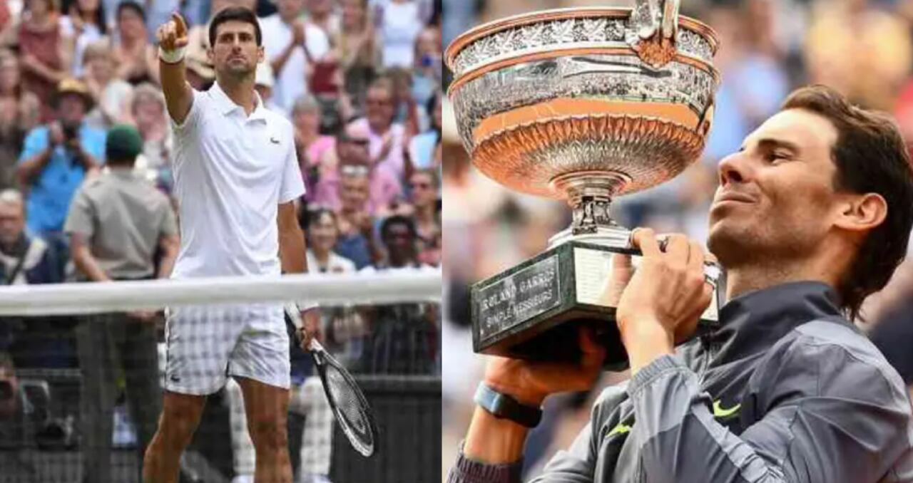 Novak Djokovic y Rafael Nadal se enfrentan el domingo en la final de de Roland Garros.