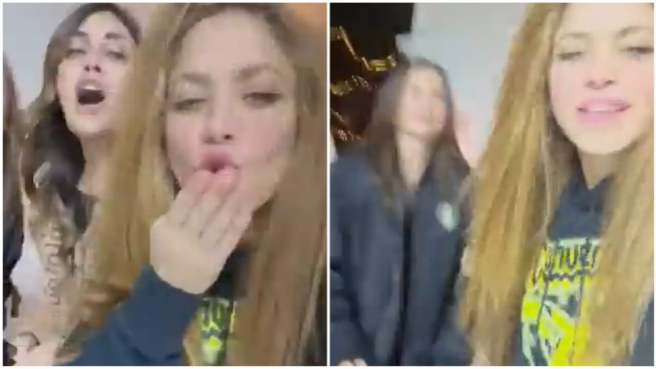 Shakira celebra con amigas su éxito