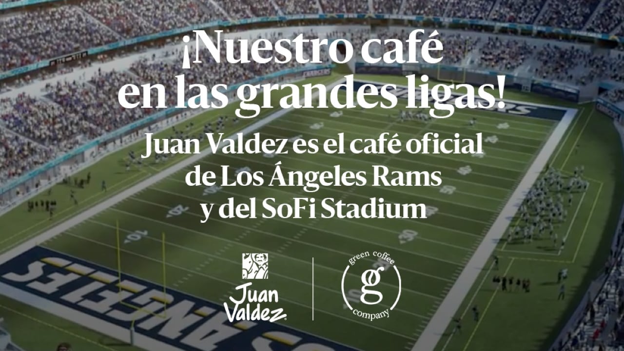 Alianza entre Los Ángeles Rams y Juan Valdez