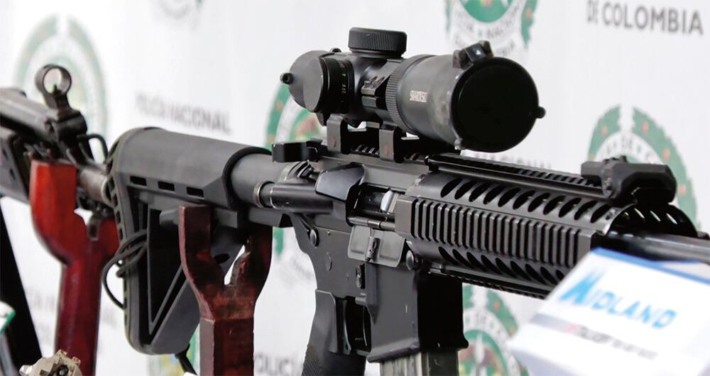  Las incautaciones de sofisticados fusiles al Clan del Golfo muestran que la estructura criminal está en un proceso de modernización de armamento. 