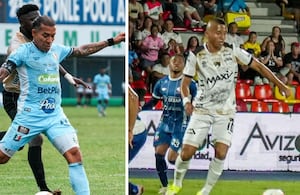 Once Caldas (izq.) clasificó a los playoffs y Llaneros (der.) quedó eliminado.