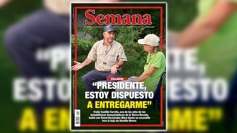 "Presidente, estoy dispuesto a entregarme".