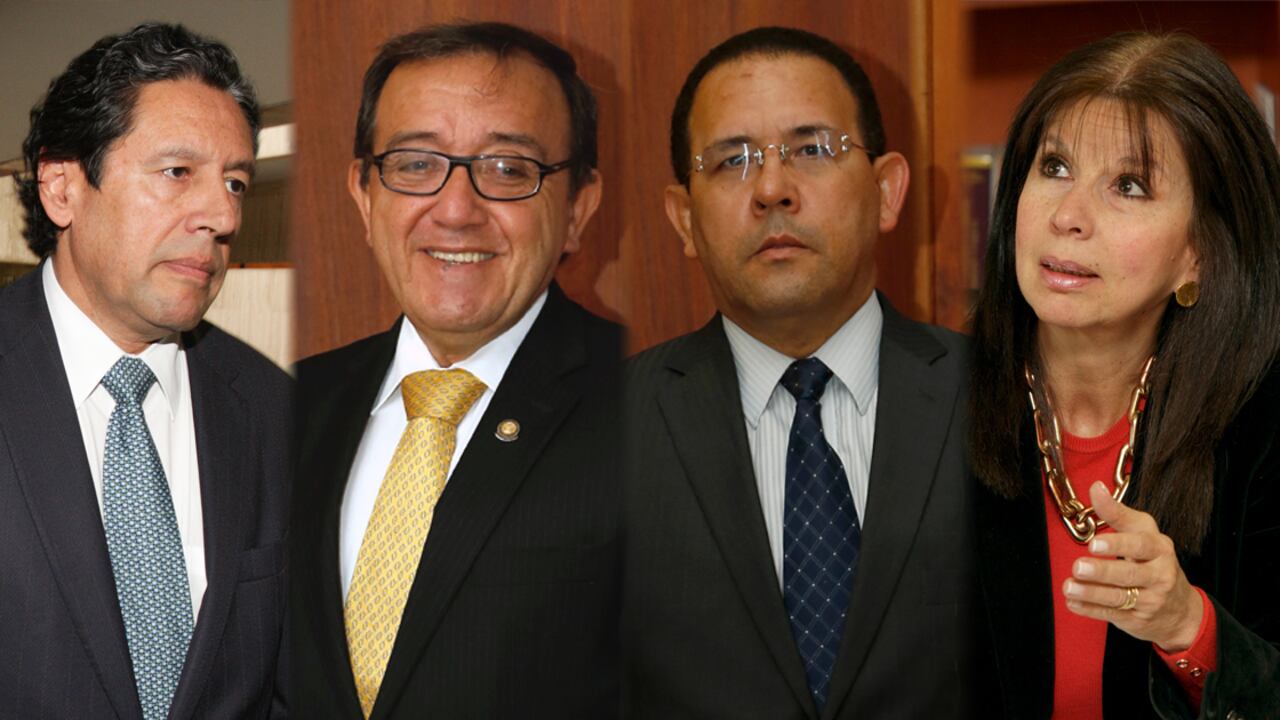 Mauricio González, Luis Ernesto Vargas, Gabriel Mendoza y María Victoria Calle.