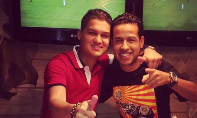 Élder Dayán junto su hermano Martín Elías, quien falleció en 2017