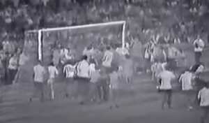 Pelé anotó su gol número 1.000 en un partido Santos vs. Vasco de Gama el 19 de noviembre de 1969.