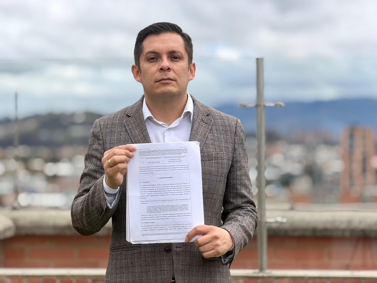 El abogado David Cote Rodríguez presentó la queja disciplinaria en la Procuraduría General de la Nación.