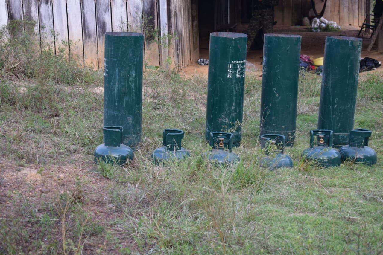 Elementos decomisados.