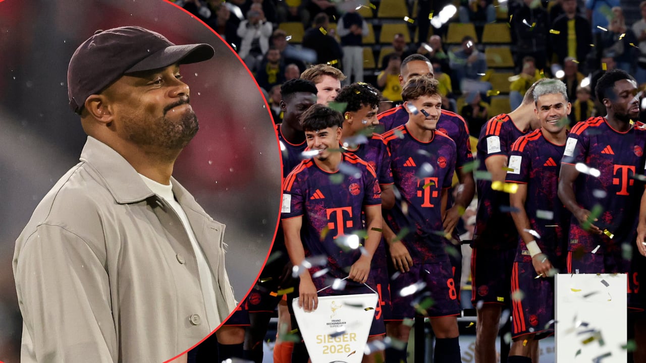 Vincent Kompany pierde a un jugador en el arranque de la temporada: lesión confirmada en el Bayern Múnich de Luis Díaz.