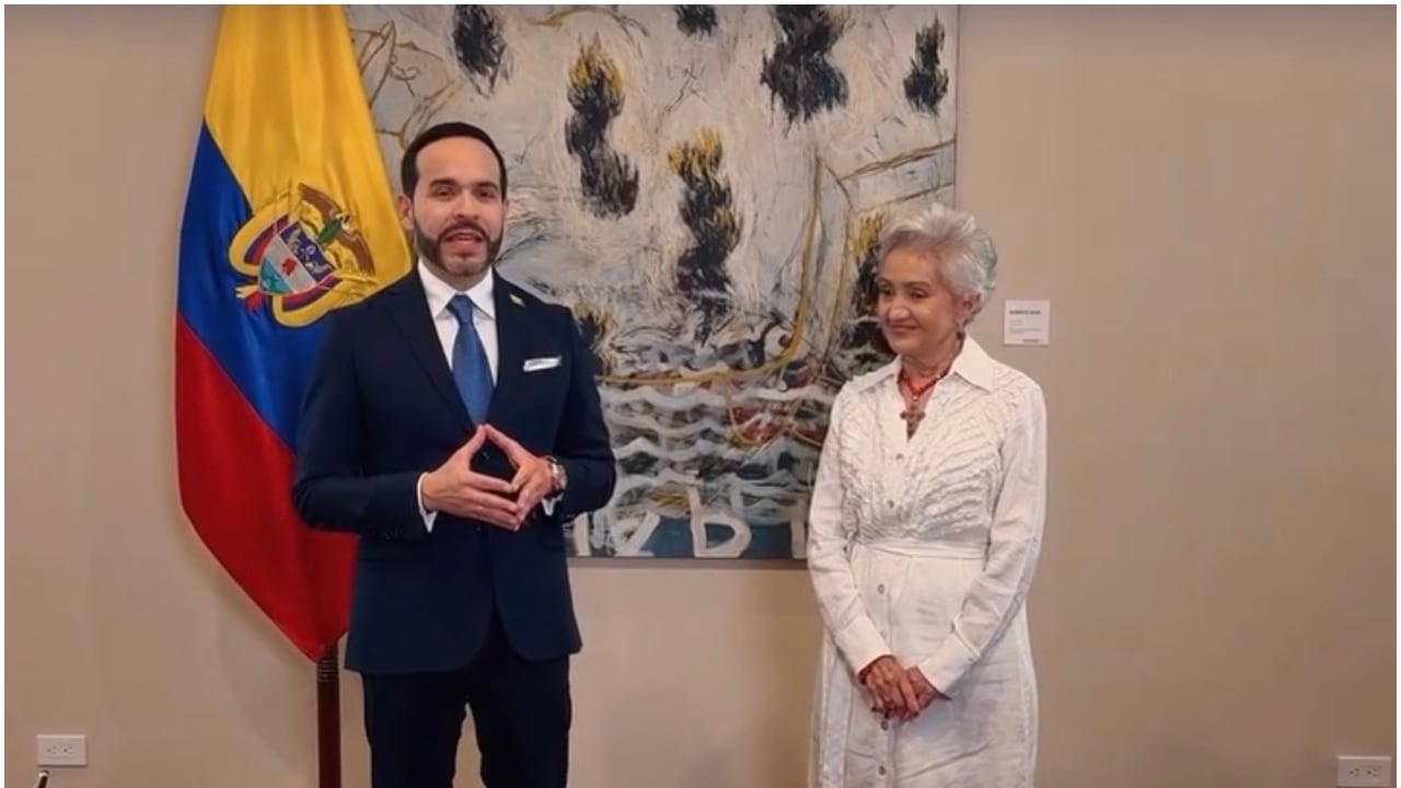 Abelardo De La Espriella e Ilva Myriam Hoyos.