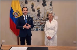 Abelardo De La Espriella e Ilva Myriam Hoyos