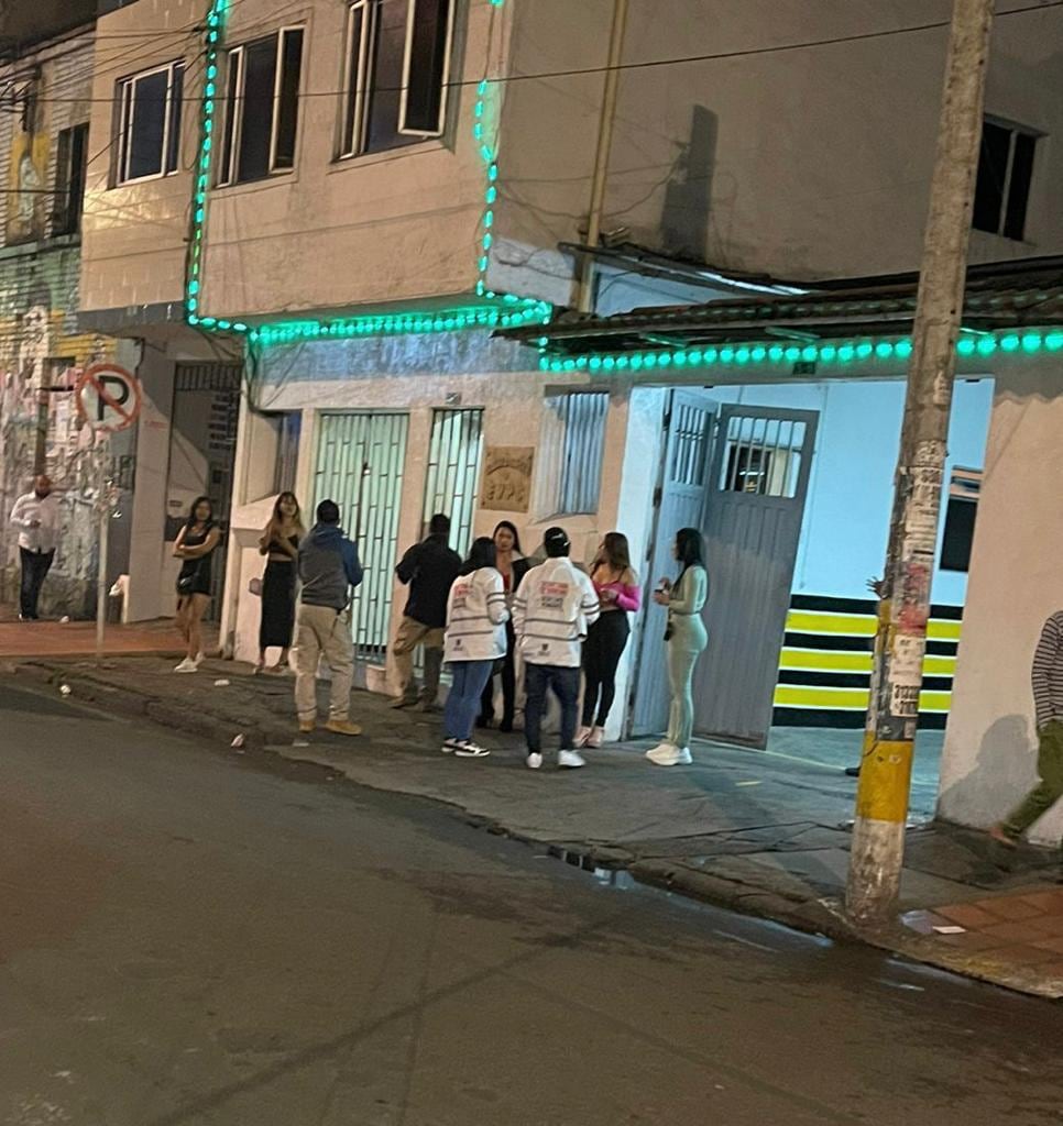 Operativo contra la trata de blancas en Los Mártires en Bogotá