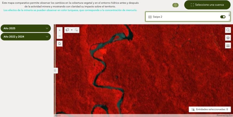 Monitoreo satelital del parque Farallones de Cali