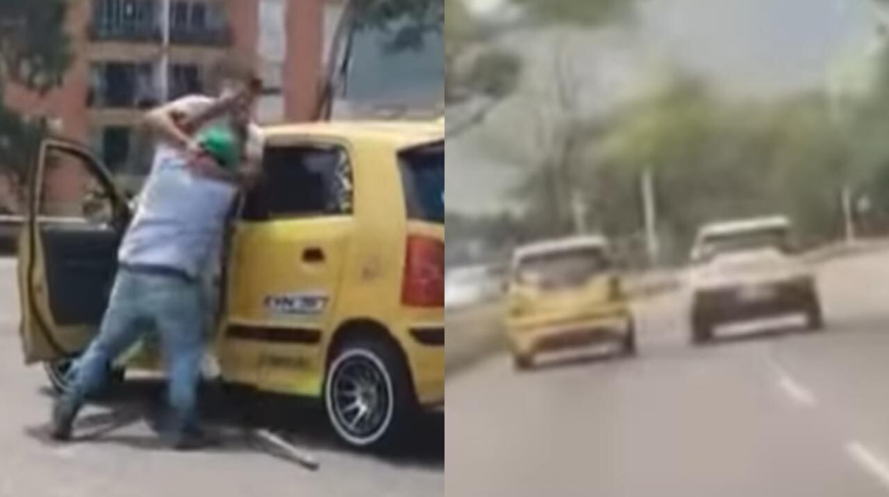 Los conductores intentaron adelantarse mutuamente en el anillo vial que lleva al municipio de Girón.