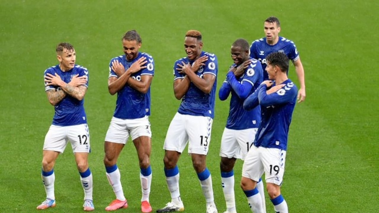 Jugadores del Everton.