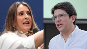 Paloma Valencia y Miguel Uribe Turbay.