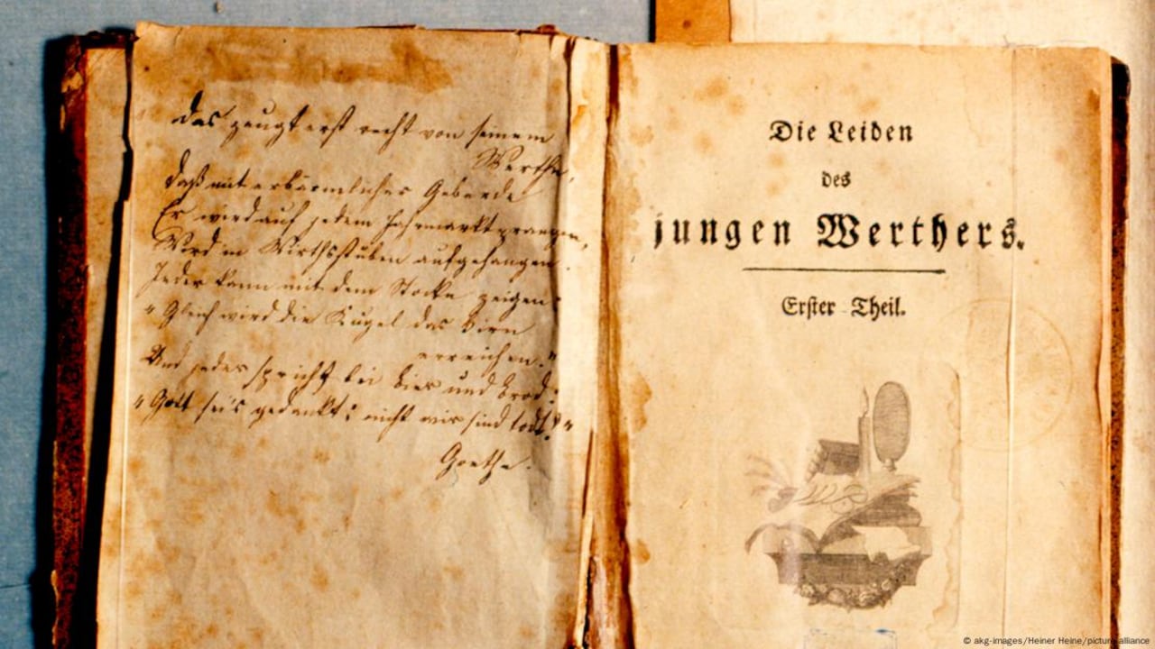 La primera edición de "Las penas del joven Werther" fue editada por la librería Weygandsche de Leipzig.