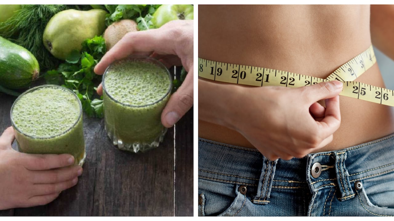 Los batidos aportan nutrientes y ayudan como complemento para bajar de peso. Foto: Getty Images. Montaje SEMANA.