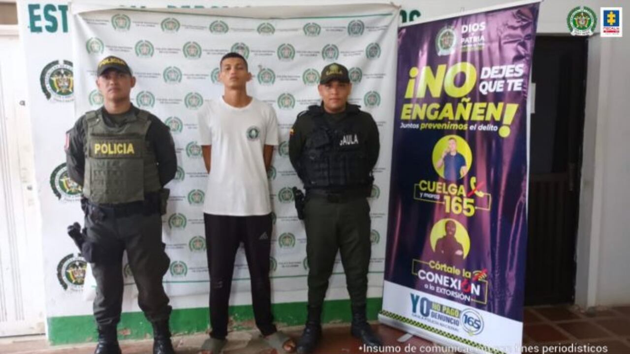 Alias Bad Bonny habría lanzado un artefacto explosivo tipo granada contra una Estación de Policía en mayo de 2022. Foto: Fiscalía General de la Nación.