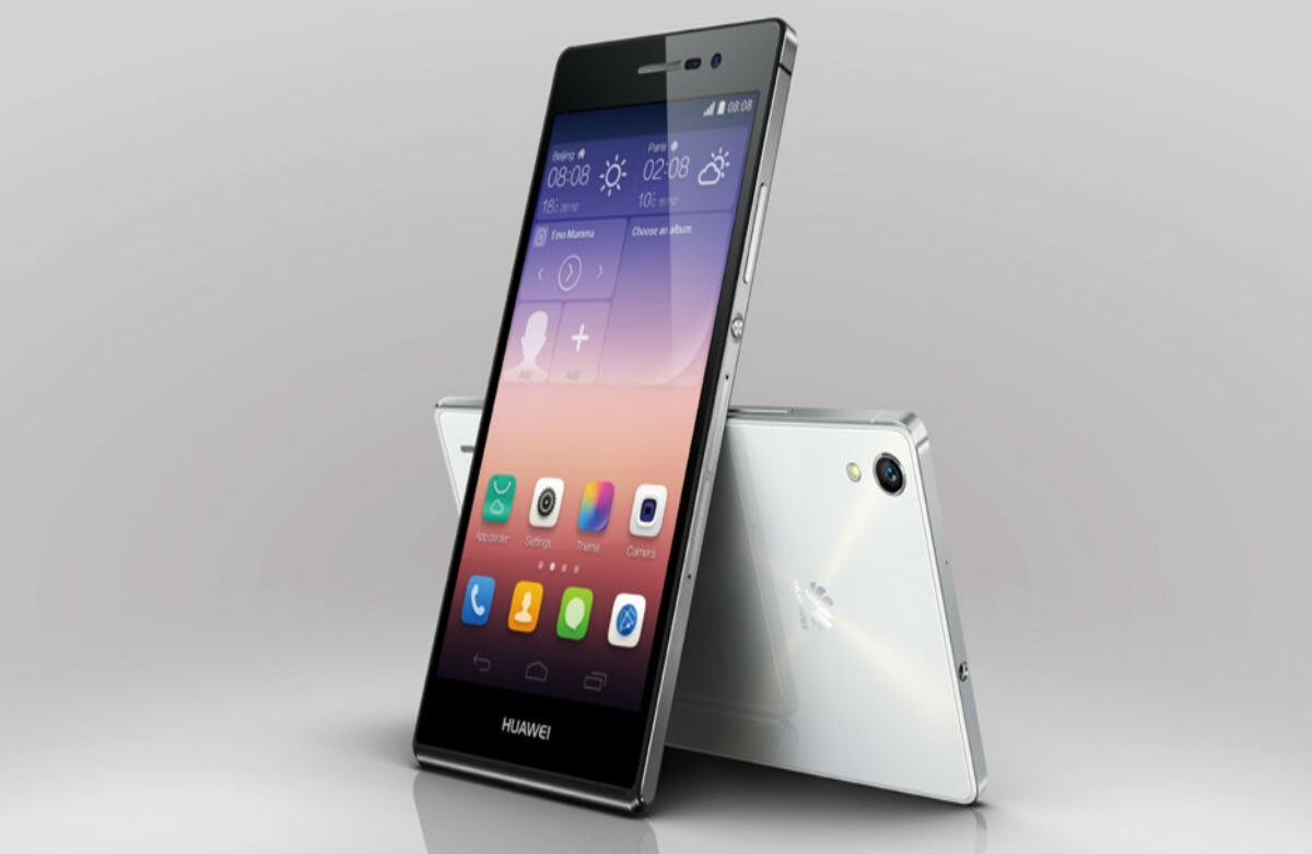 Huawei Ascend P7. Se caracteriza por tener una cámara frontal de 13 mpx y doble Sim Card.