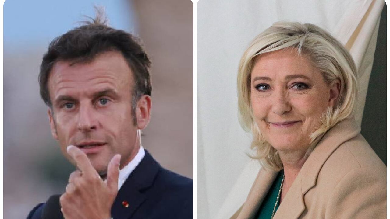 Emmanuel Macron y Marine Le Pen