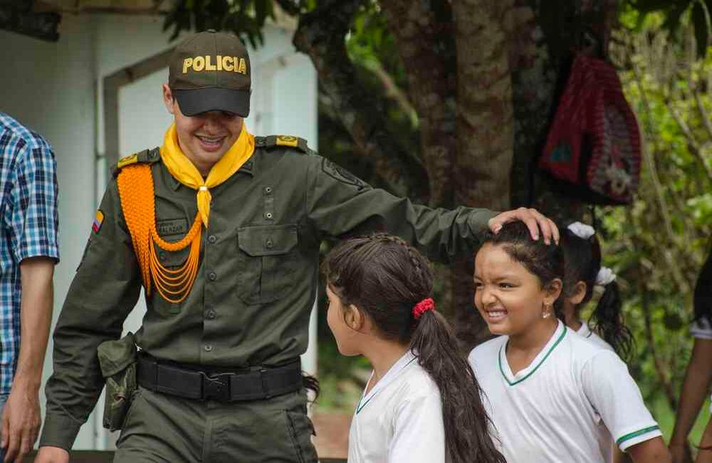 Durante la inauguración hizo presencia la policía de carabineros y el Ejercito nacional. Foto:  Diana Rey / SEMANA