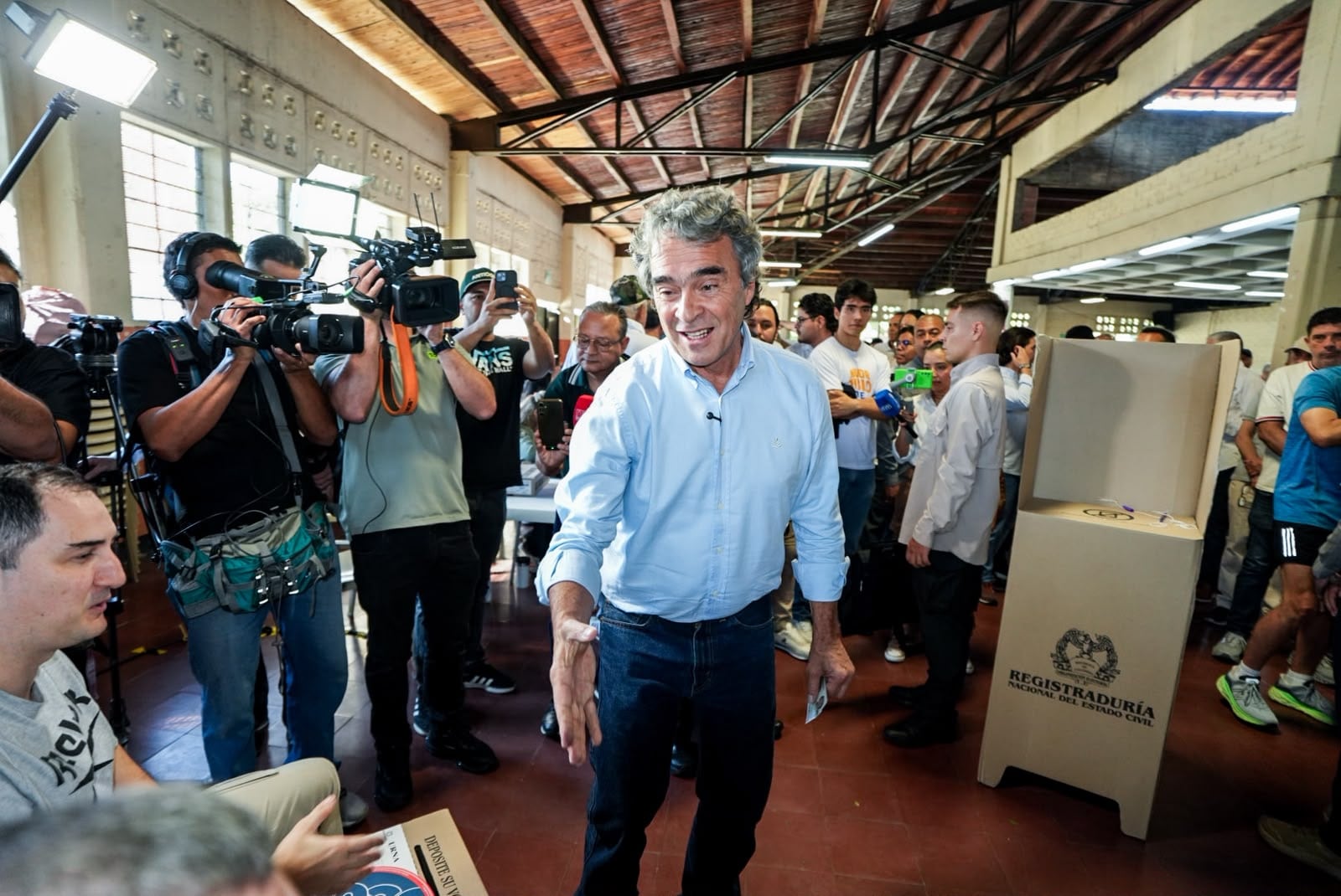 Votación del candidato presidencial Sergio Fajardo en la ciudad de Medellín
