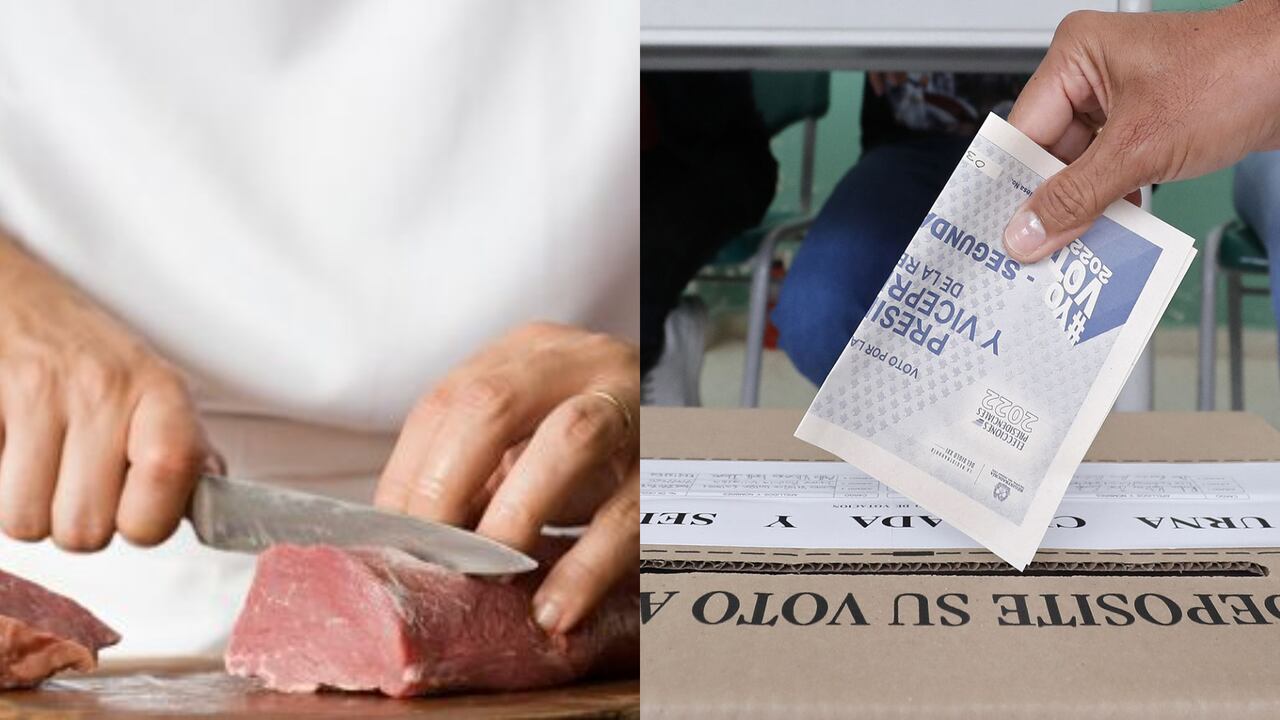 Denuncian que candidato estaría ofreciendo libras de carne a cambio de votos en Medellín.