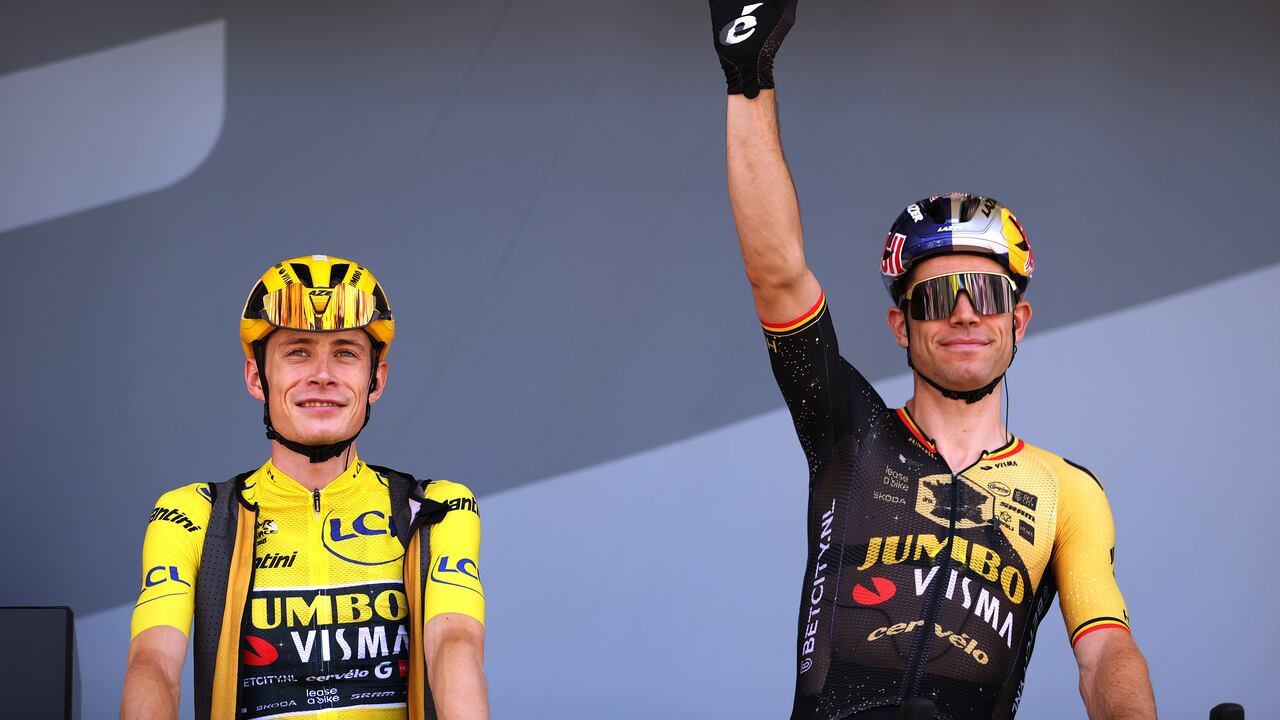 Jonas Vingegaard y Wout Van Aert, líderes del Jumbo-Visma.