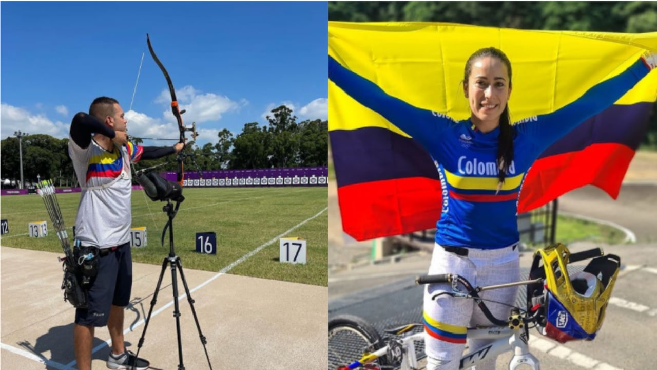 Programación de los colombianos en Tokio 2020. Foto Instagram oficial de
dpineda1300 y
marianapajon.