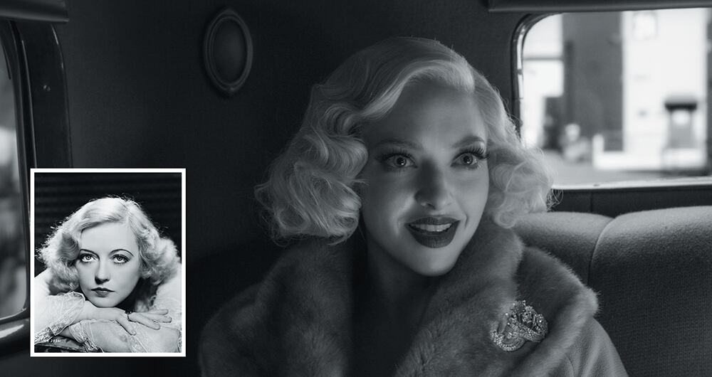 En la piel de Marion Davies, estrella y pareja de Hearst, Amanda Seyfried.