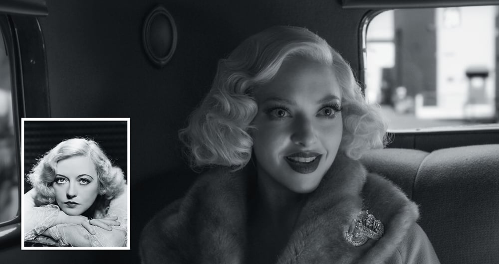 En la piel de Marion Davies, estrella y pareja de Hearst, Amanda Seyfried.