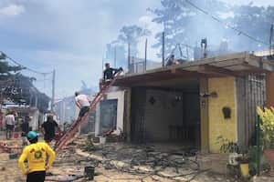 El incendio se registró este viernes.