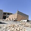 Los edificios son destruidos después de un terremoto de magnitud 7 en Marrakech, Marruecos, el 9 de septiembre de 2023. Al menos 1037 personas murieron y otras 721 resultaron heridas tras un poderoso terremoto que azotó Marruecos.