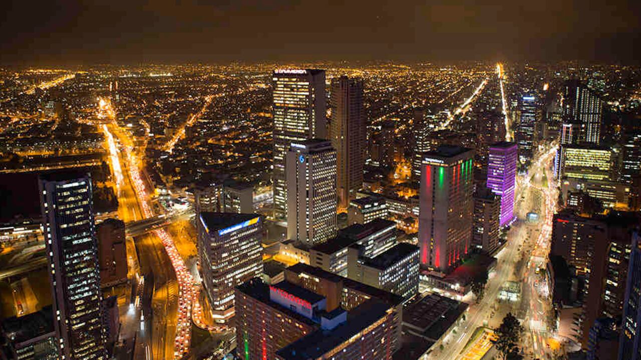 Panorámica de Bogotá.