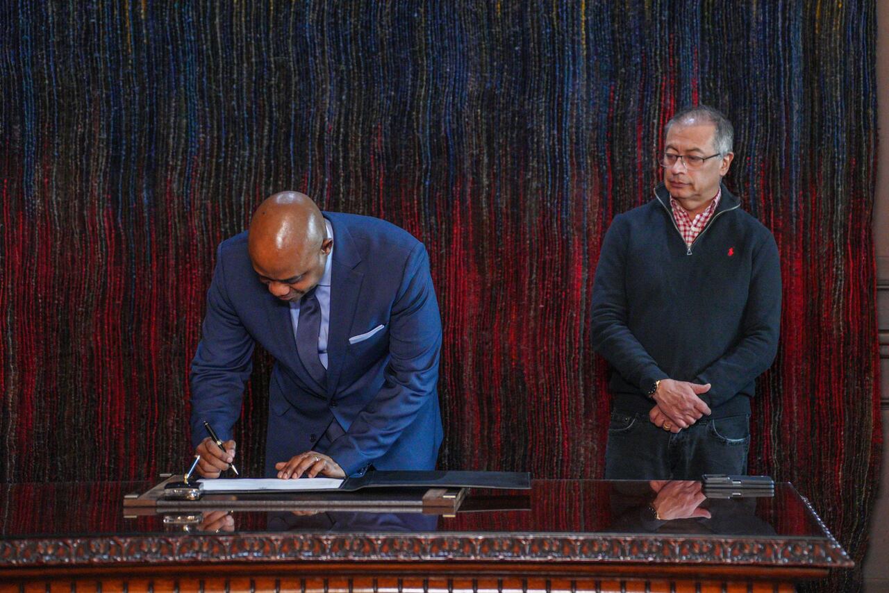 Posesión del nuevo Canciller Luis Gilberto Murillo, Presidente Gustavo Petro