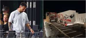 Vandalizan casa de Messi