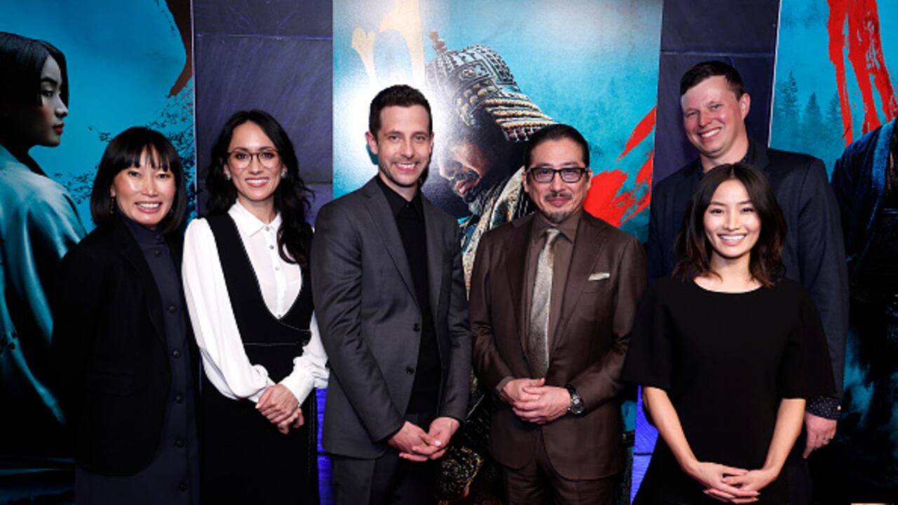 Elenco de 'Shogun', nominada en los premios Emmy. (Photo by John Lamparski/Getty Images)