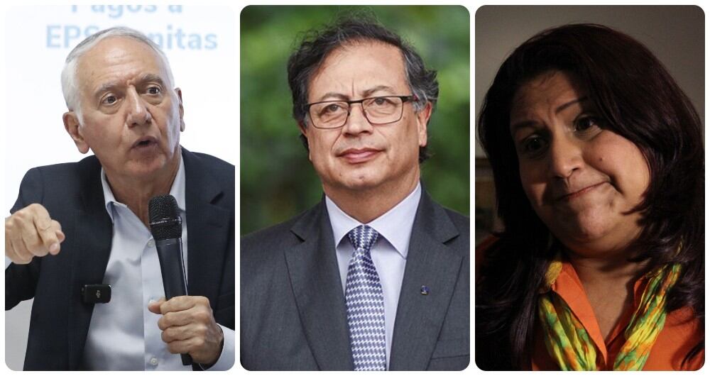 Guillermo Alfonso Jaramillo, Gustavo Petro y Yidis Medina.