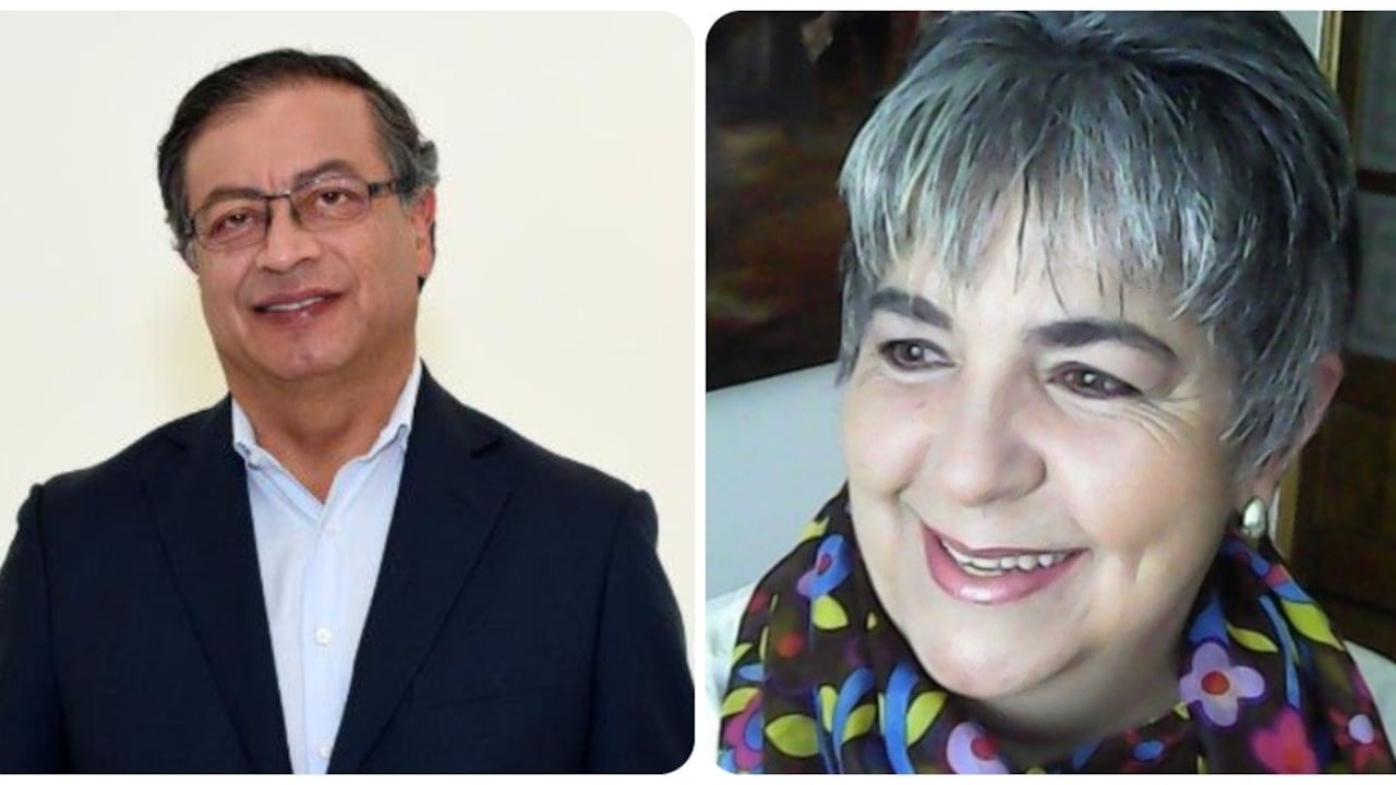 Gustavo Petro y Adriana María Mejía Aguado