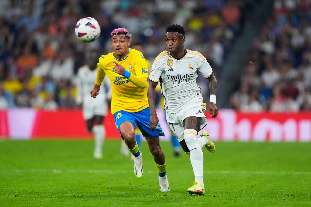 Vinicius Junior volvió a jugar con el Real Madrid después de su lesión.