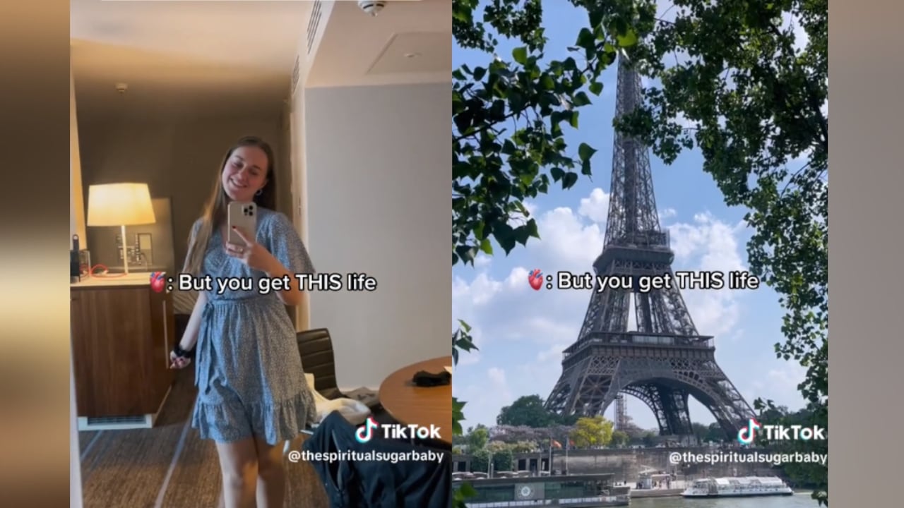 La joven se identifica como Charlotte Davies, y según recalcó en sus plataformas, es una “sugar baby” de 24 años.