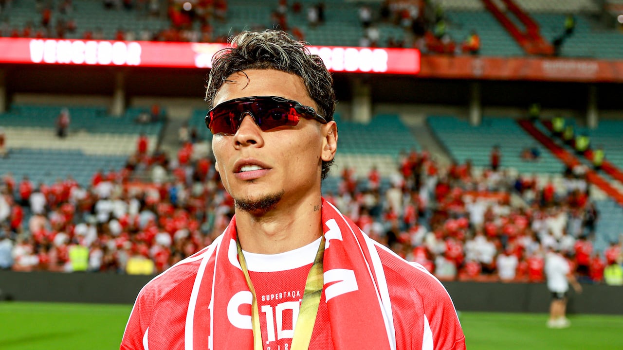 Richard Ríos, volante de Benfica que sale a préstamo a Arabia Saudita.