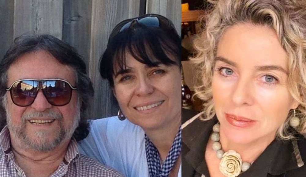 Gerardo de Francisco y sus hijas, Adriana y Margarita Rosa.