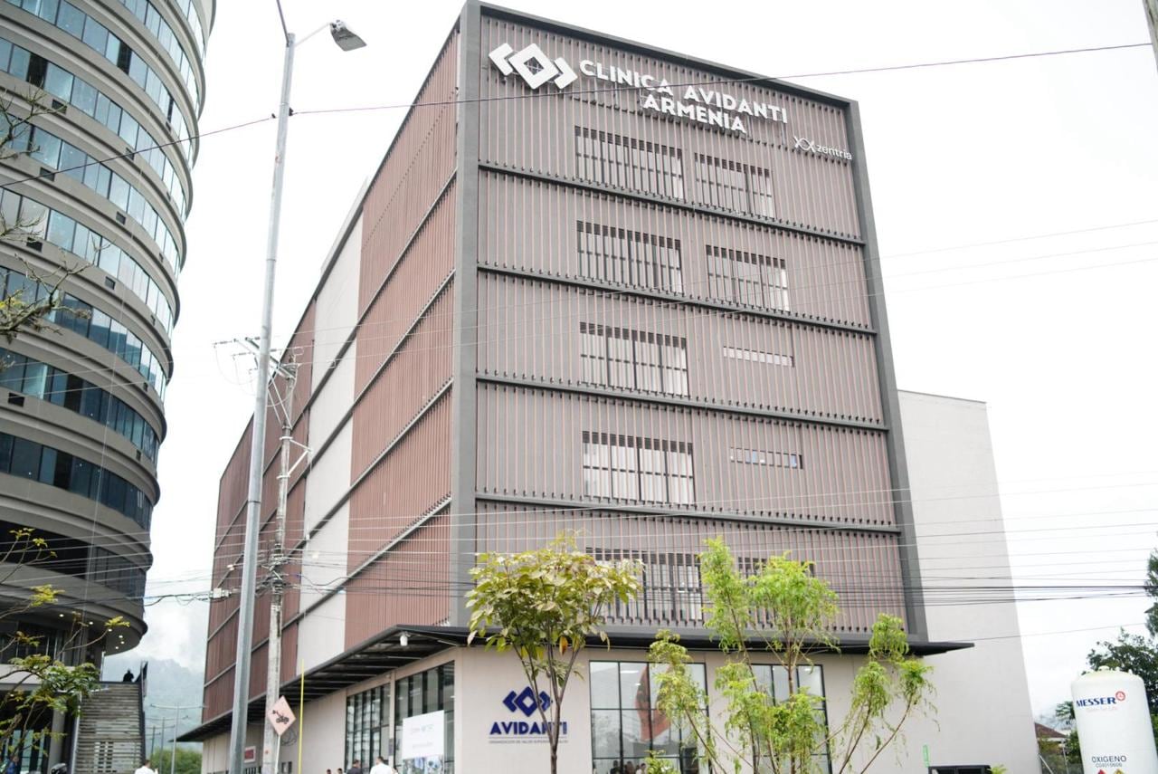La Clínica Avidanti Armenia fue recientemente inaugurada, pertenece a Zentria y representó una inversión superior a 100.000 millones de pesos.