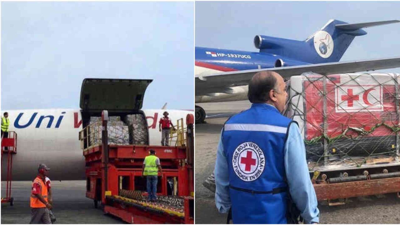 Al menos 10 camiones llegaron a Caracas con insumos médicos.