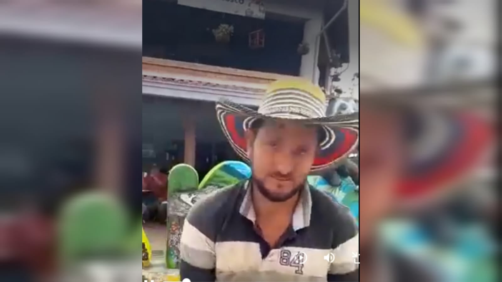 Campesino regala su cosecha de yuca