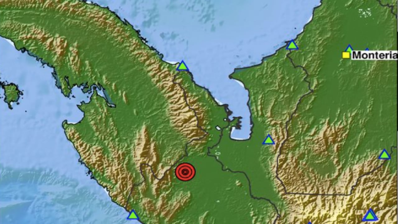 El temblor se registró sobre las 12:12 p. m. en el municipio de Riosucio, Chocó.
