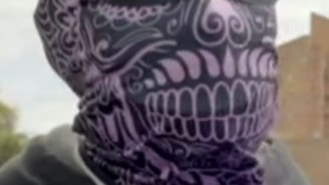 Simona: ella es la mujer encapuchada que irrumpió en la Catedral Primada de Bogotá en plena misa.